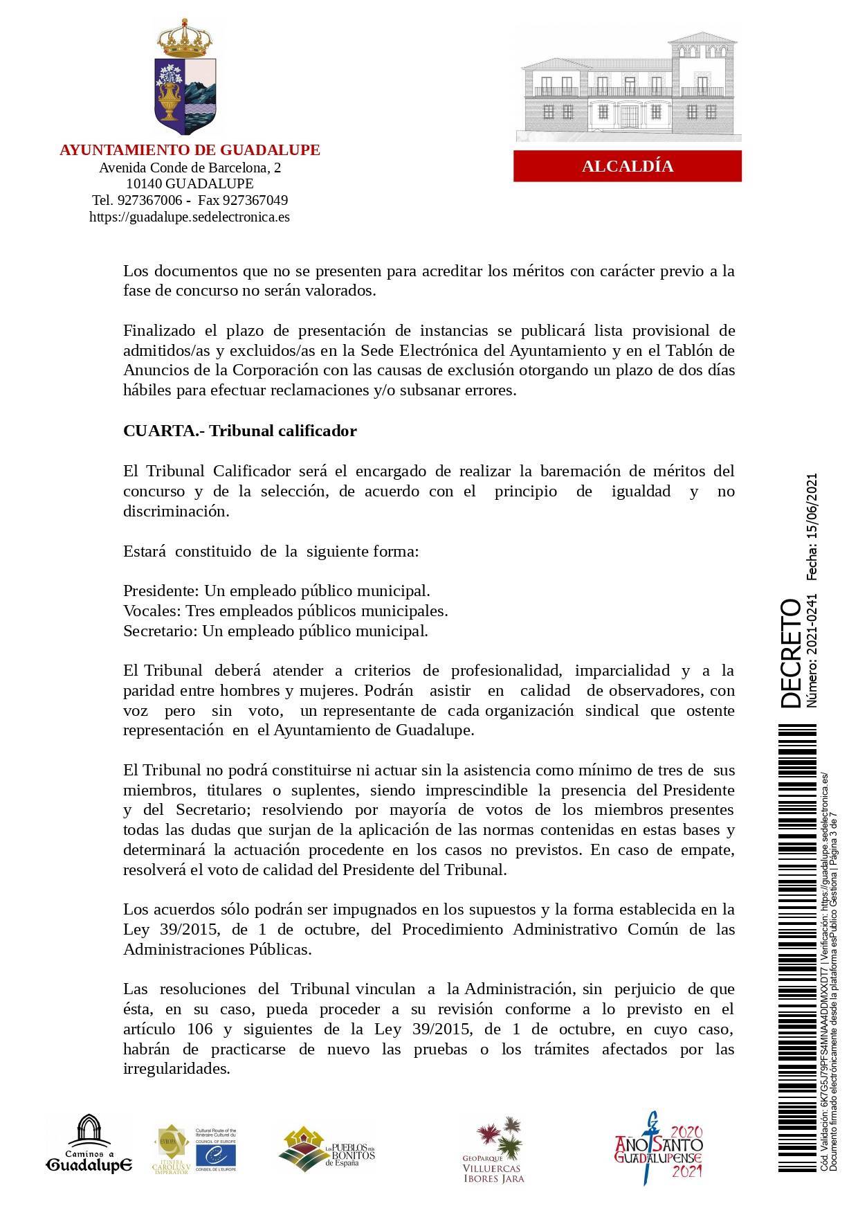 Bolsa de conductores-operarios de recogida de RSU (2021) - Guadalupe (Cáceres) 3
