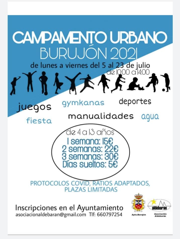 Campamento urbano de verano (2021) - Burujón (Toledo)