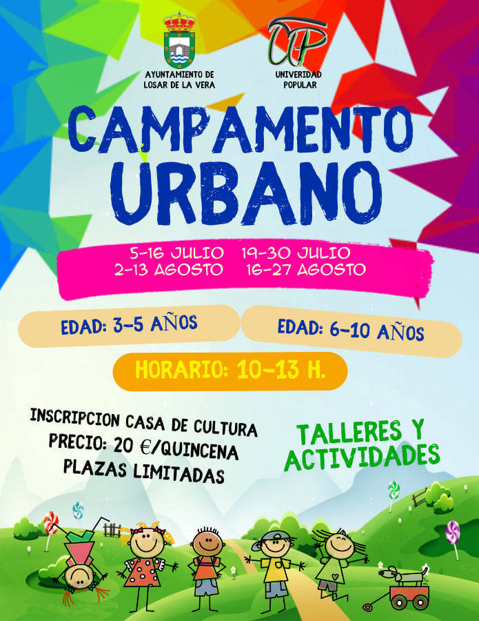 Campamento urbano de verano (2021) - Losar de la Vera (Cáceres)