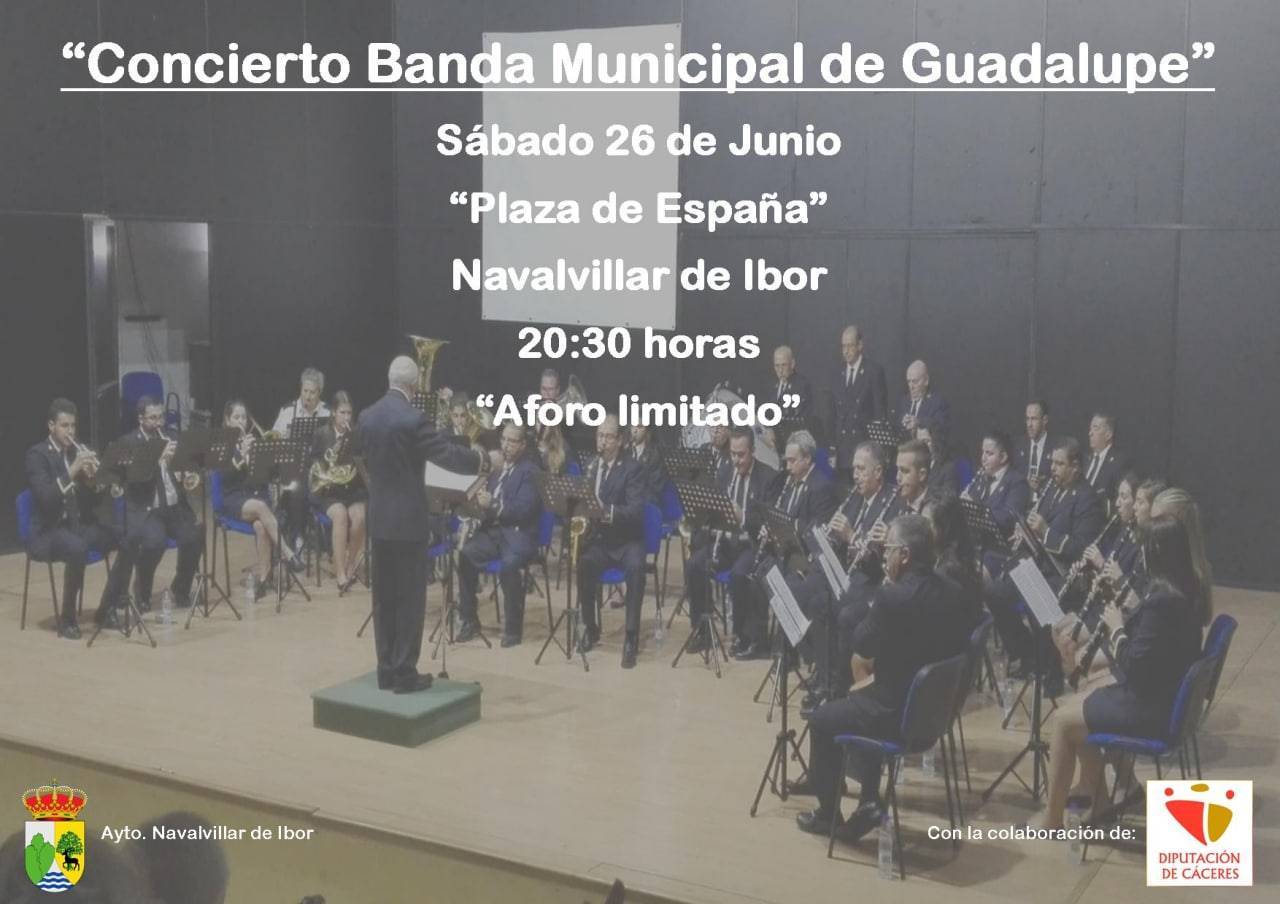 Concierto de la banda de música de Guadalupe (2021) - Navalvillar de Ibor (Cáceres)