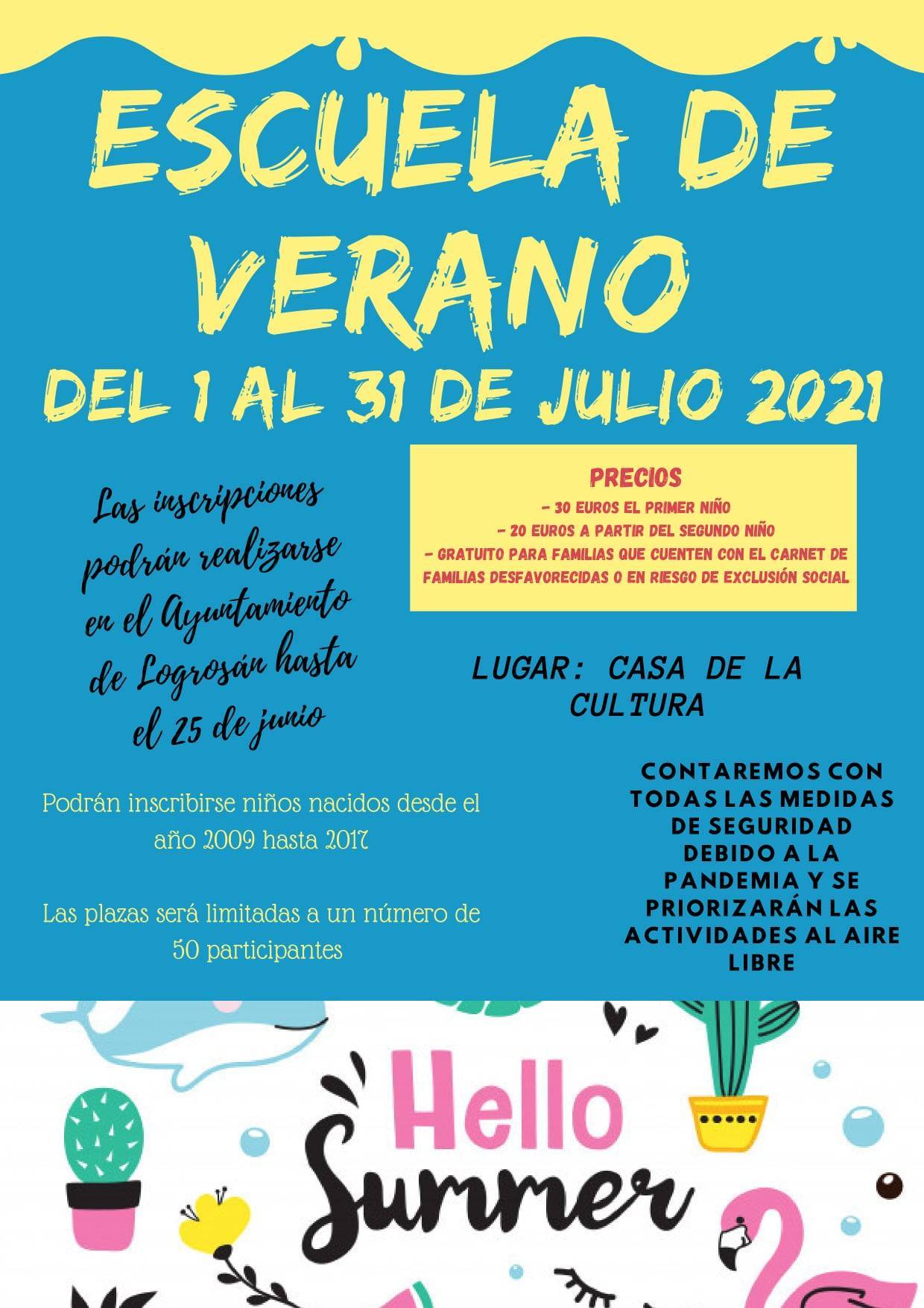 Escuela de verano (2021) - Logrosán (Cáceres)