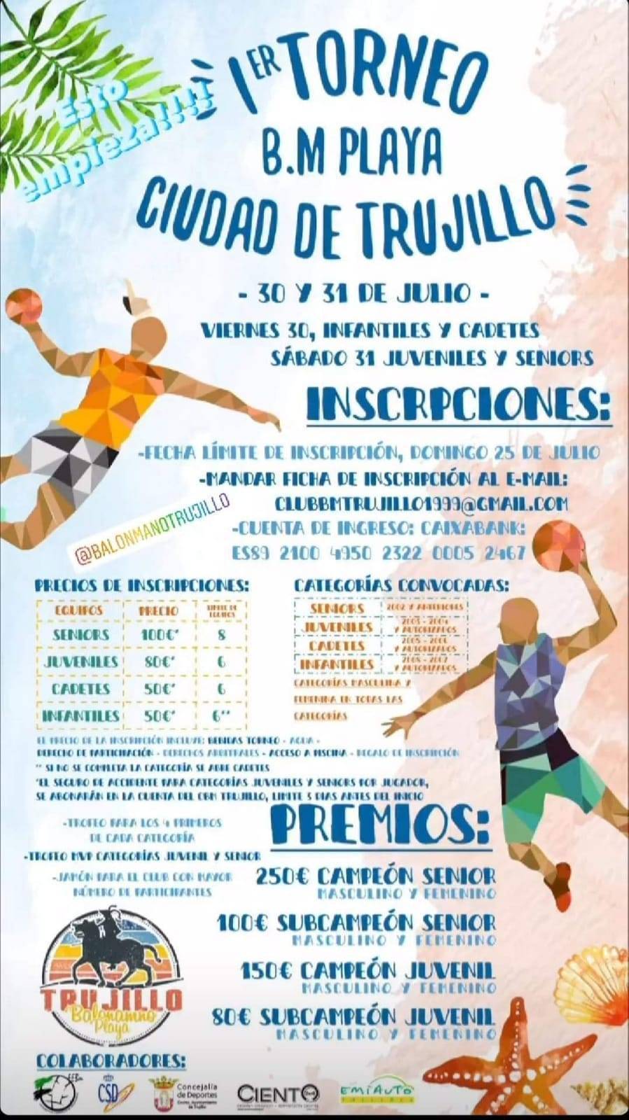I torneo de balonmano playa Ciudad de Trujillo - Trujillo (Cáceres)