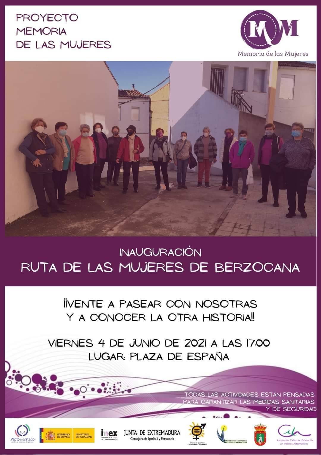 Inauguración de la ruta de las mujeres (2021) - Berzocana (Cáceres)