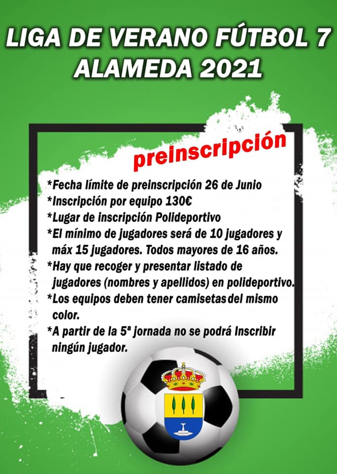 Liga de verano fútbol 7 (2021) - Alameda (Málaga)