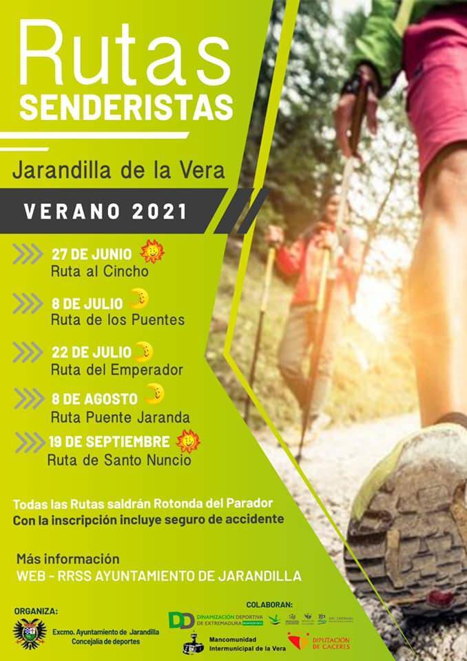 Rutas senderistas de verano (2021) - Jarandilla de la Vera (Cáceres)