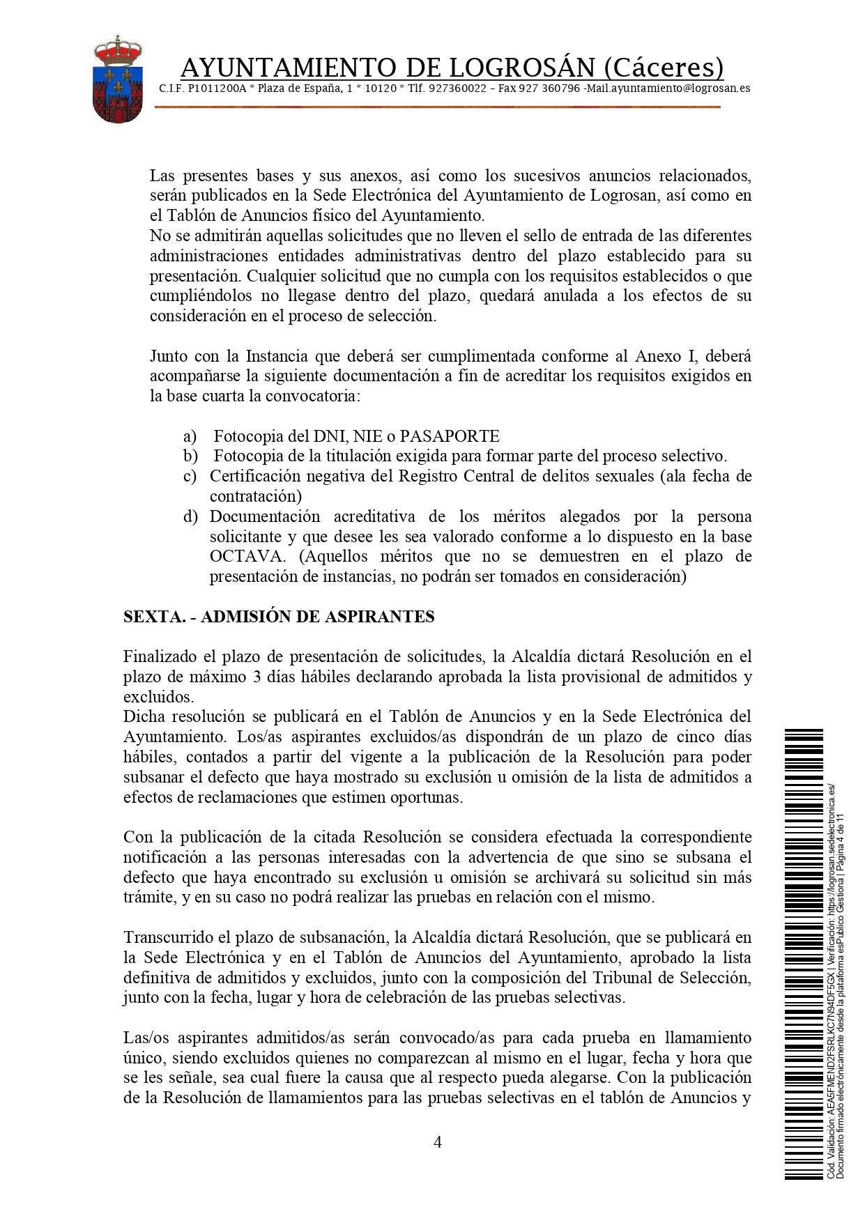 Bolsa de técnicos-as en educación infantil (2021) - Logrosán (Cáceres) 4