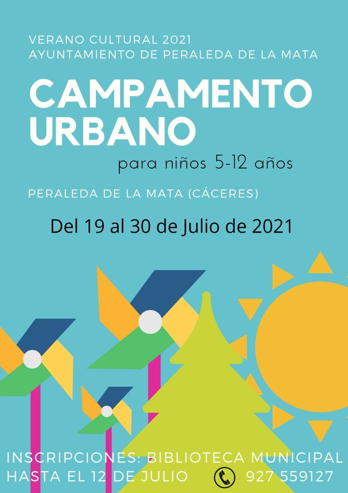 Campamento urbano de verano (2021) - Peraleda de la Mata (Cáceres)
