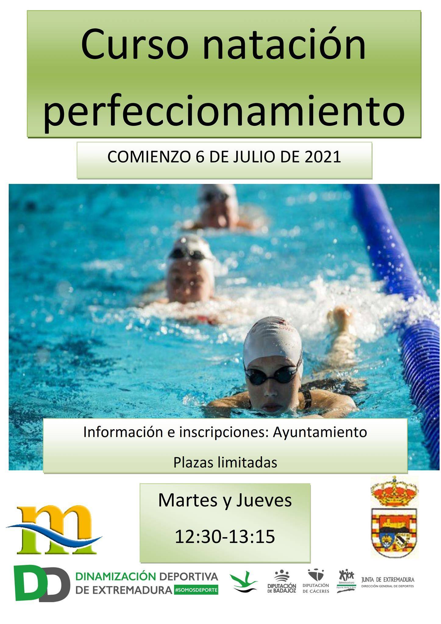 Curso de natación de perfeccionamiento (2021) - Puebla de Alcocer (Badajoz)