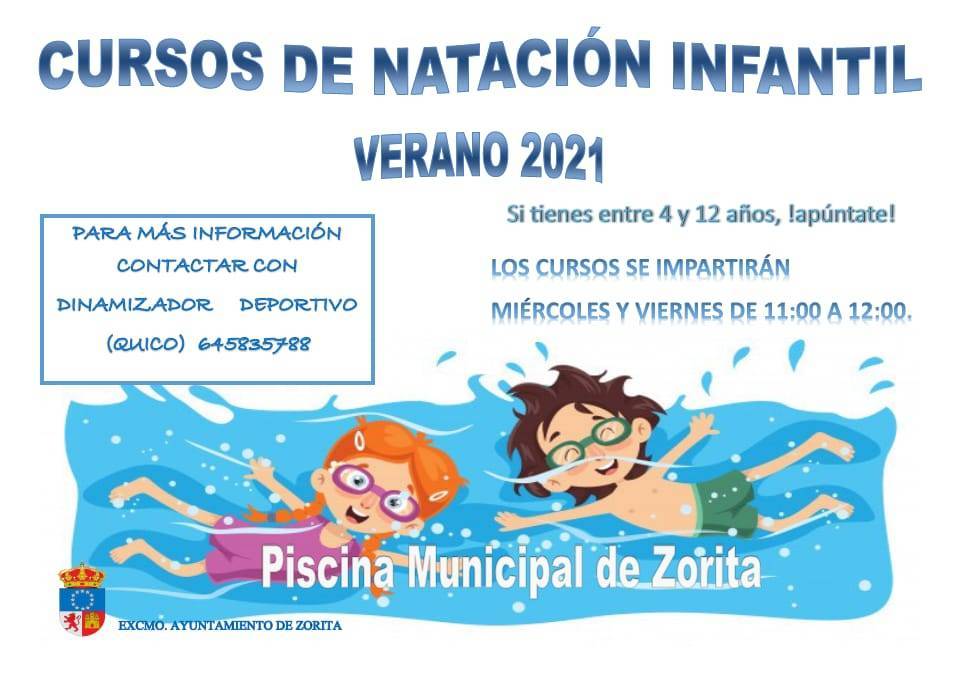 Curso de natación infantil (2021) - Zorita (Cáceres)