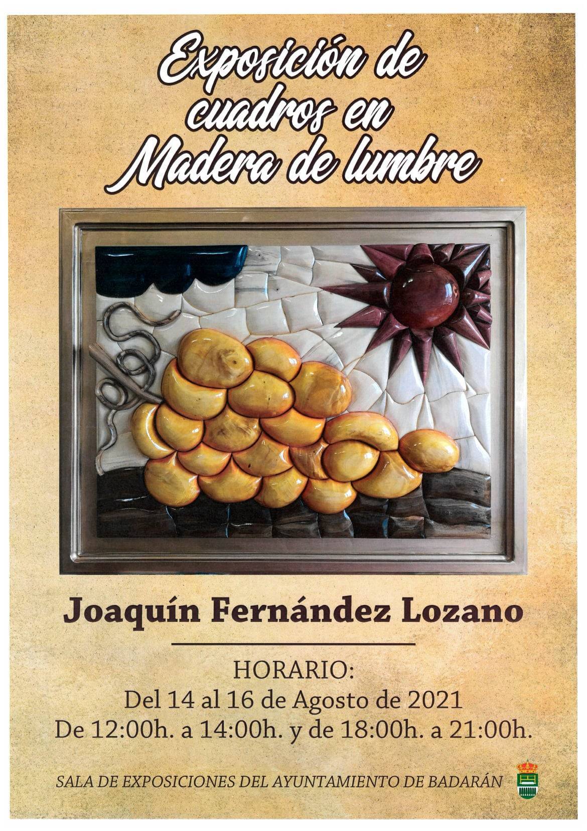 Exposición de cuadros en madera de lumbre (2021) - Badarán (La Rioja)