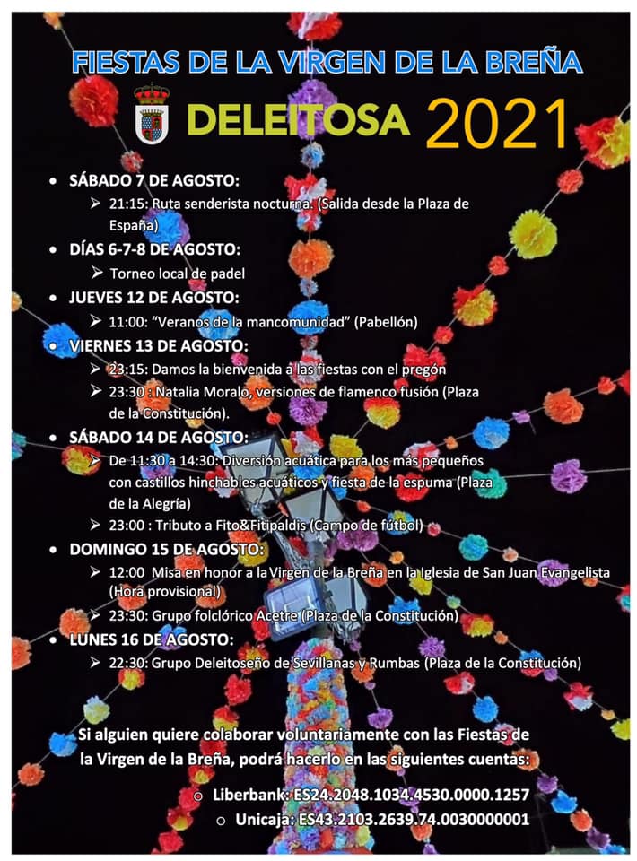 Fiestas de la Virgen de la Breña (2021) - Deleitosa (Cáceres)