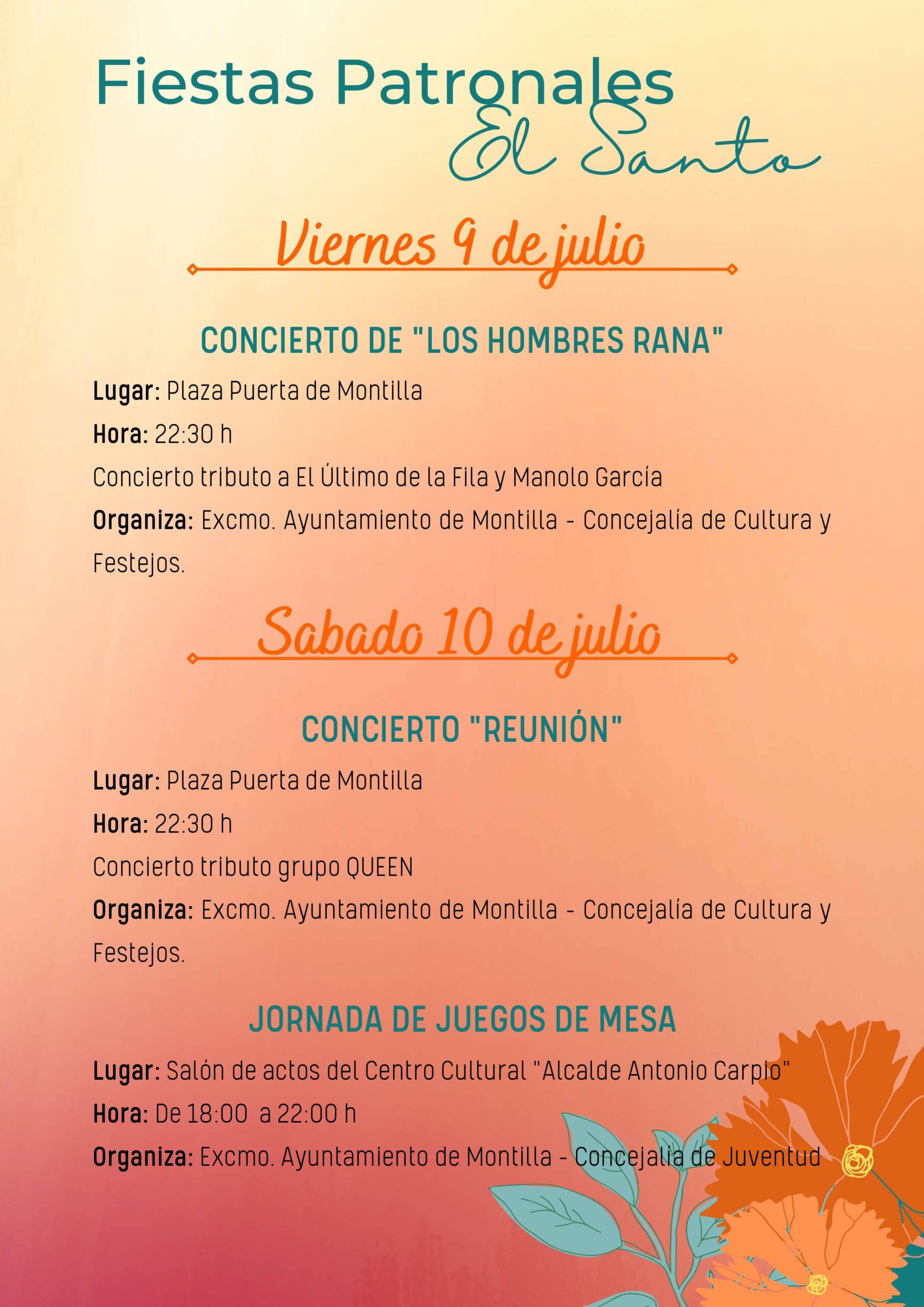 Fiestas patronales de El Santo (2021) - Montilla (Córdoba) 5