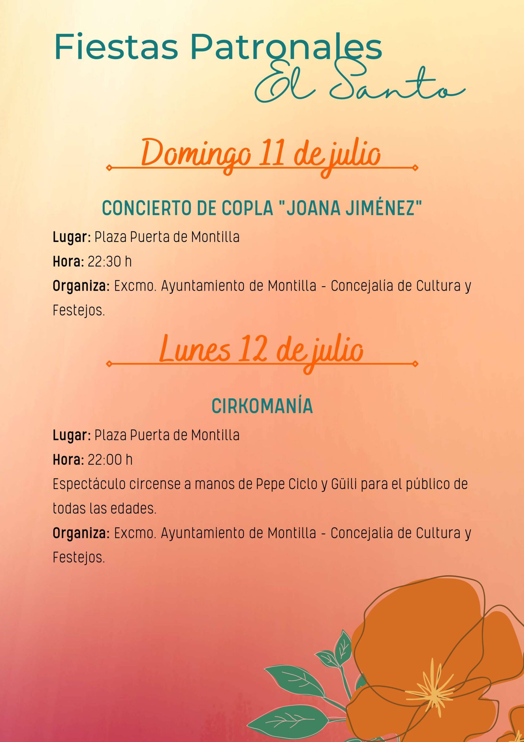 Fiestas patronales de El Santo (2021) - Montilla (Córdoba) 6