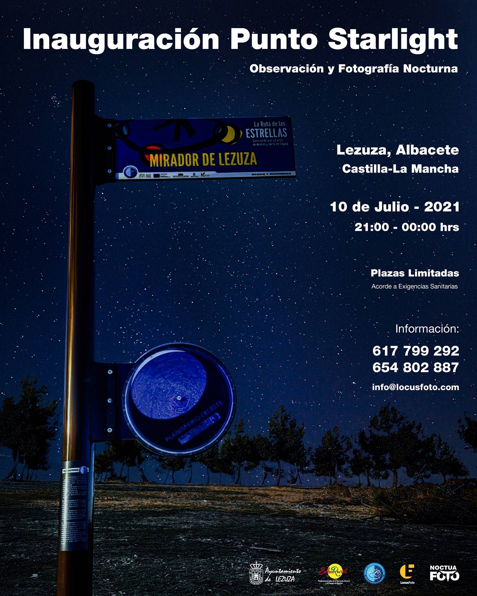 Inauguración punto Starlight (2021) - Lezuza (Albacete)