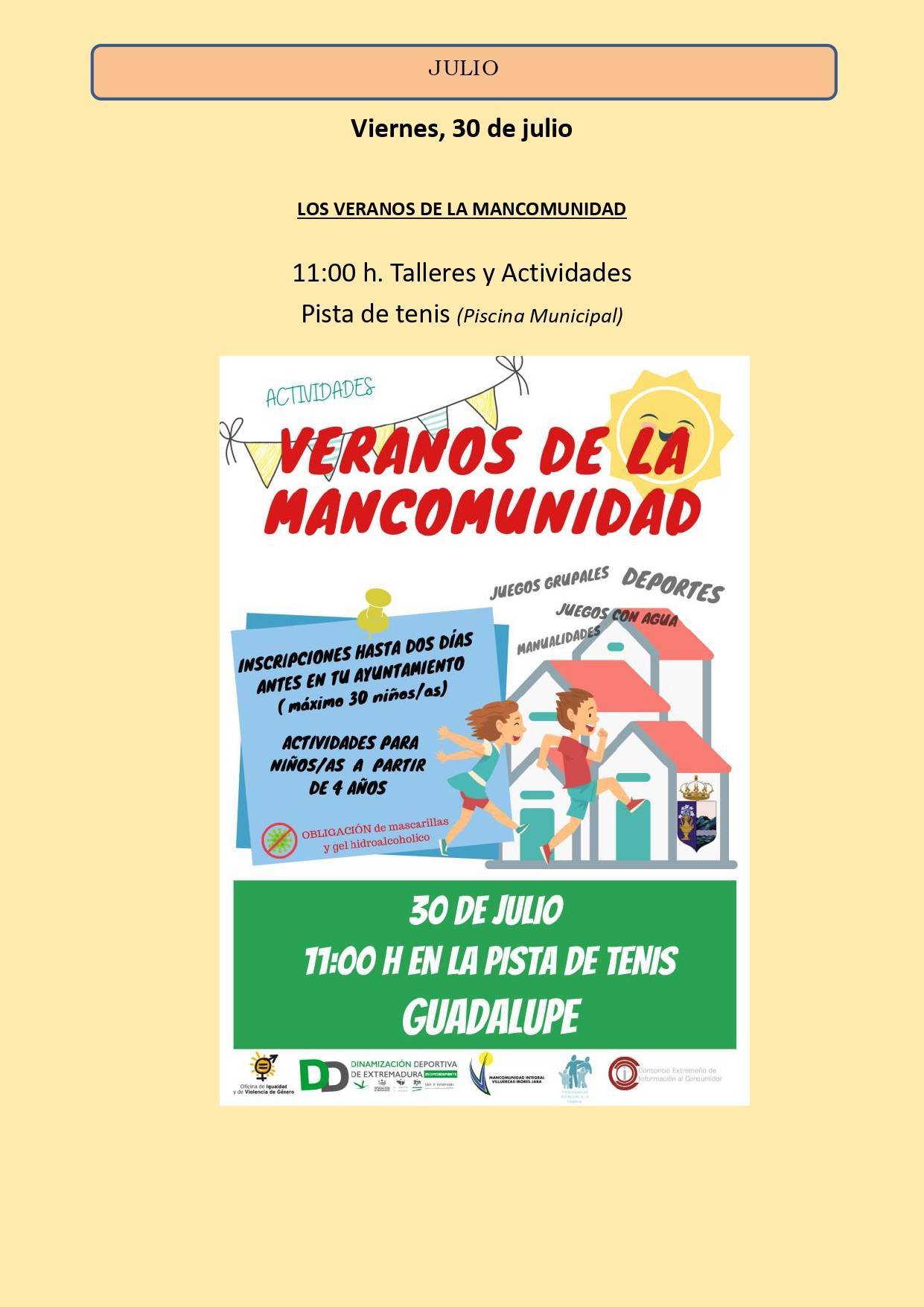 Programa de verano (2021) - Guadalupe (Cáceres) 3