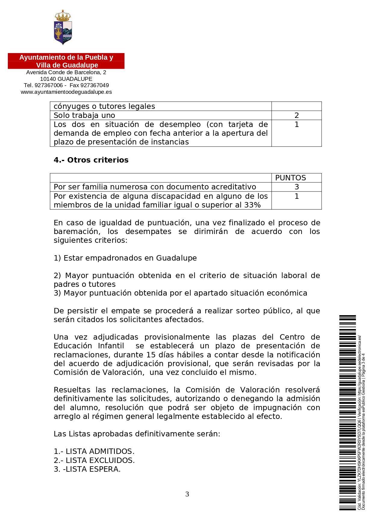Abierto el plazo de matriculación para la guardería (2021) - Guadalupe (Cáceres) 4