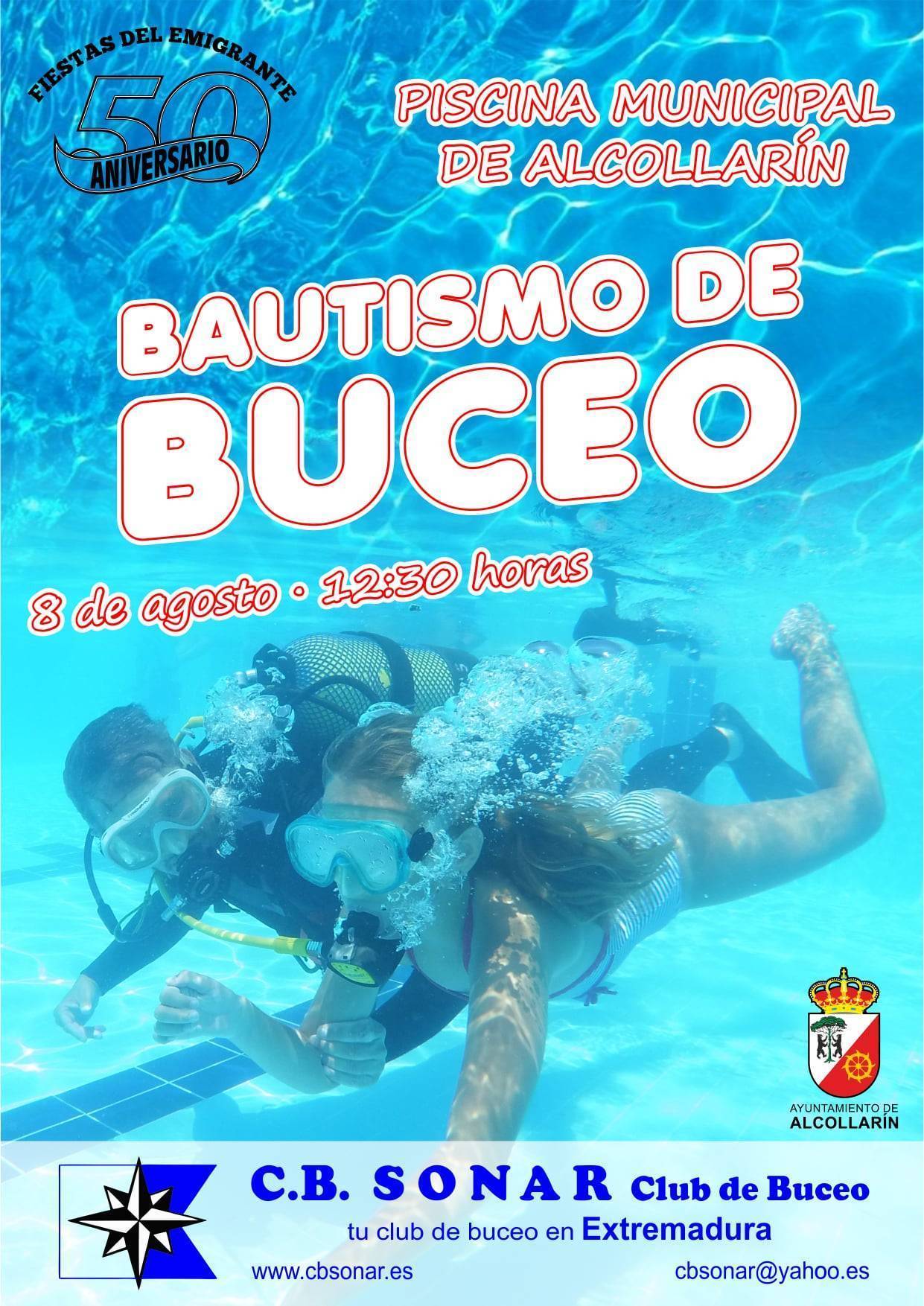 Bautismo de buceo (2021) - Alcollarín (Cáceres)