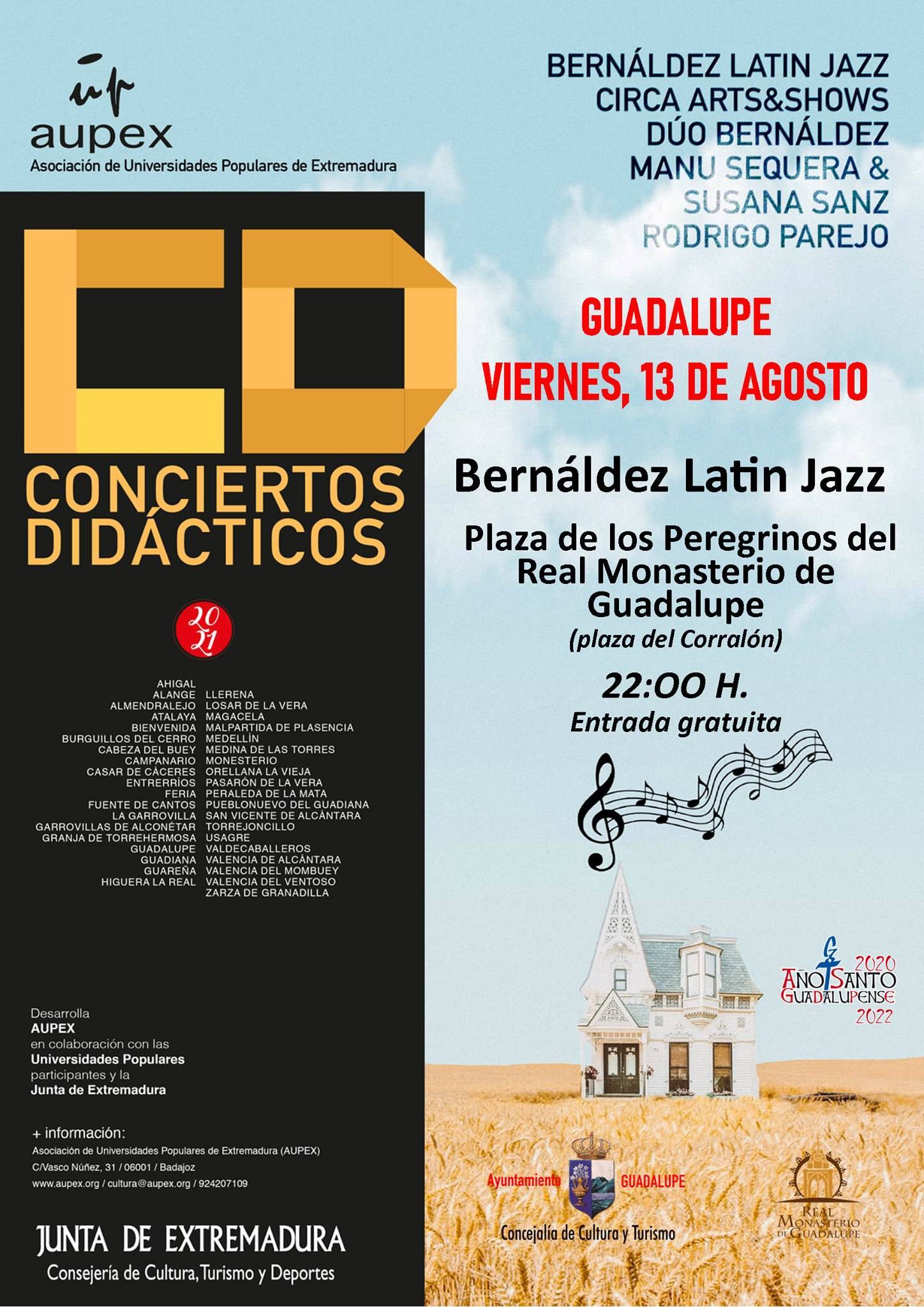 Bernáldez Latin Jazz (2021) - Guadalupe (Cáceres)