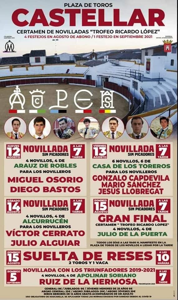 Certamen de novilladas (2021) - Castellar (Jaén)