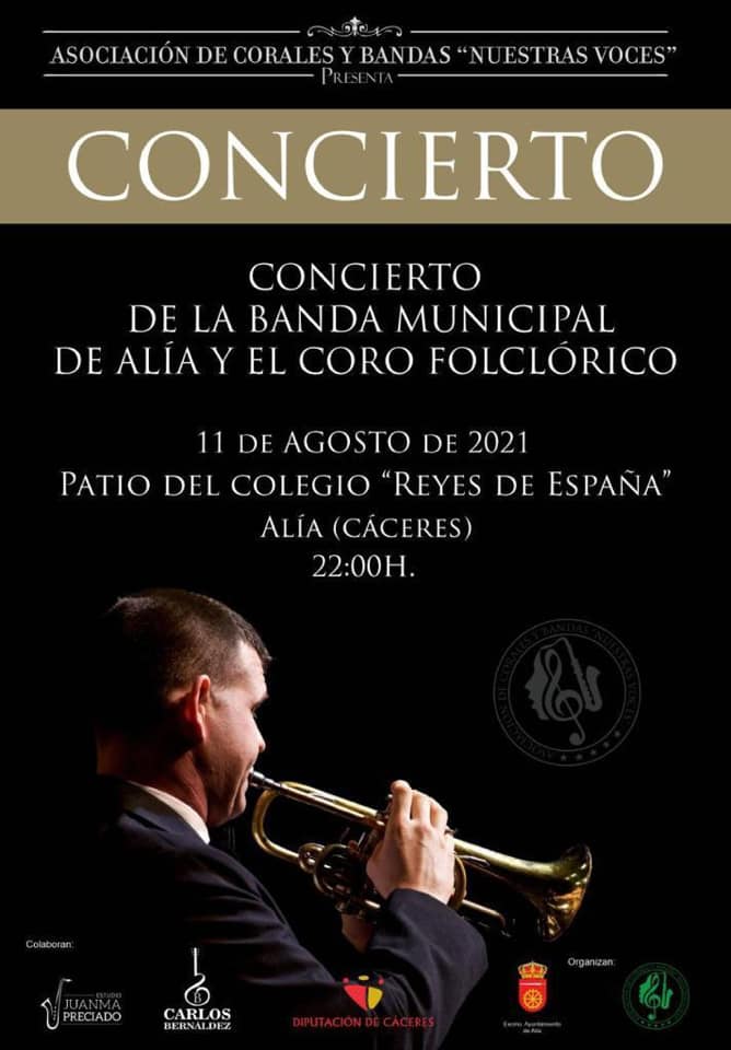 Concierto de banda y coro (2021) - Alía (Cáceres)