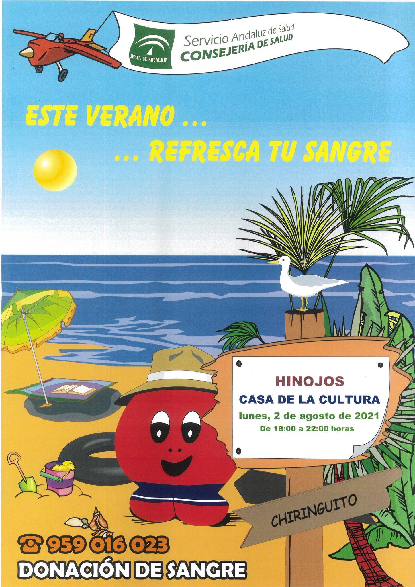 Donación de sangre (agosto 2021) - Hinojos (Huelva)