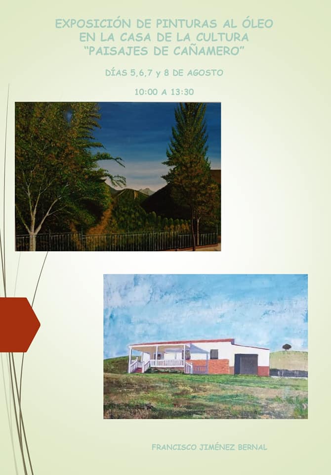 Exposición de pinturas al óleo (2021) - Cañamero (Cáceres)