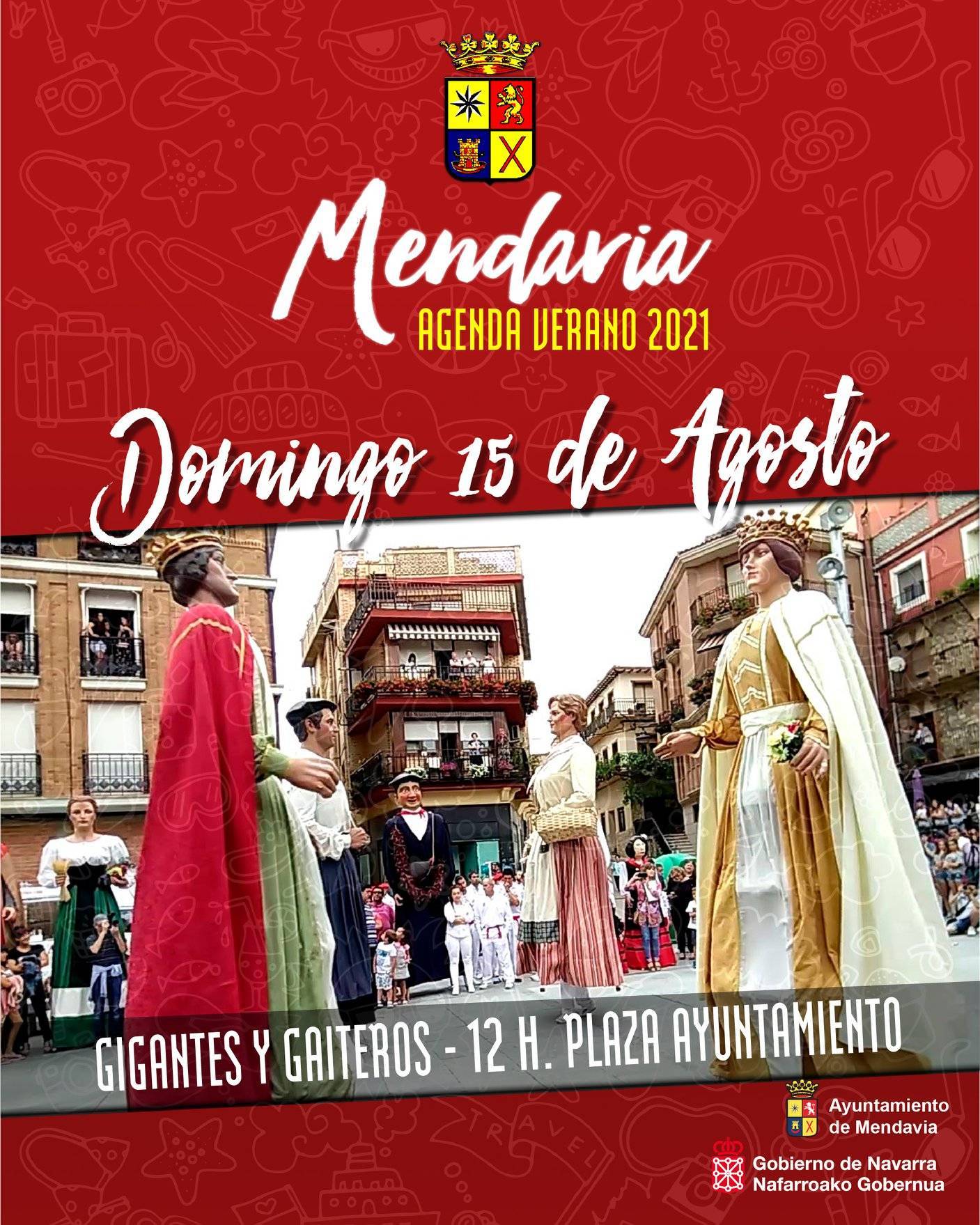 Gigantes y gaiteros (agosto 2021) - Mendavia (Navarra)