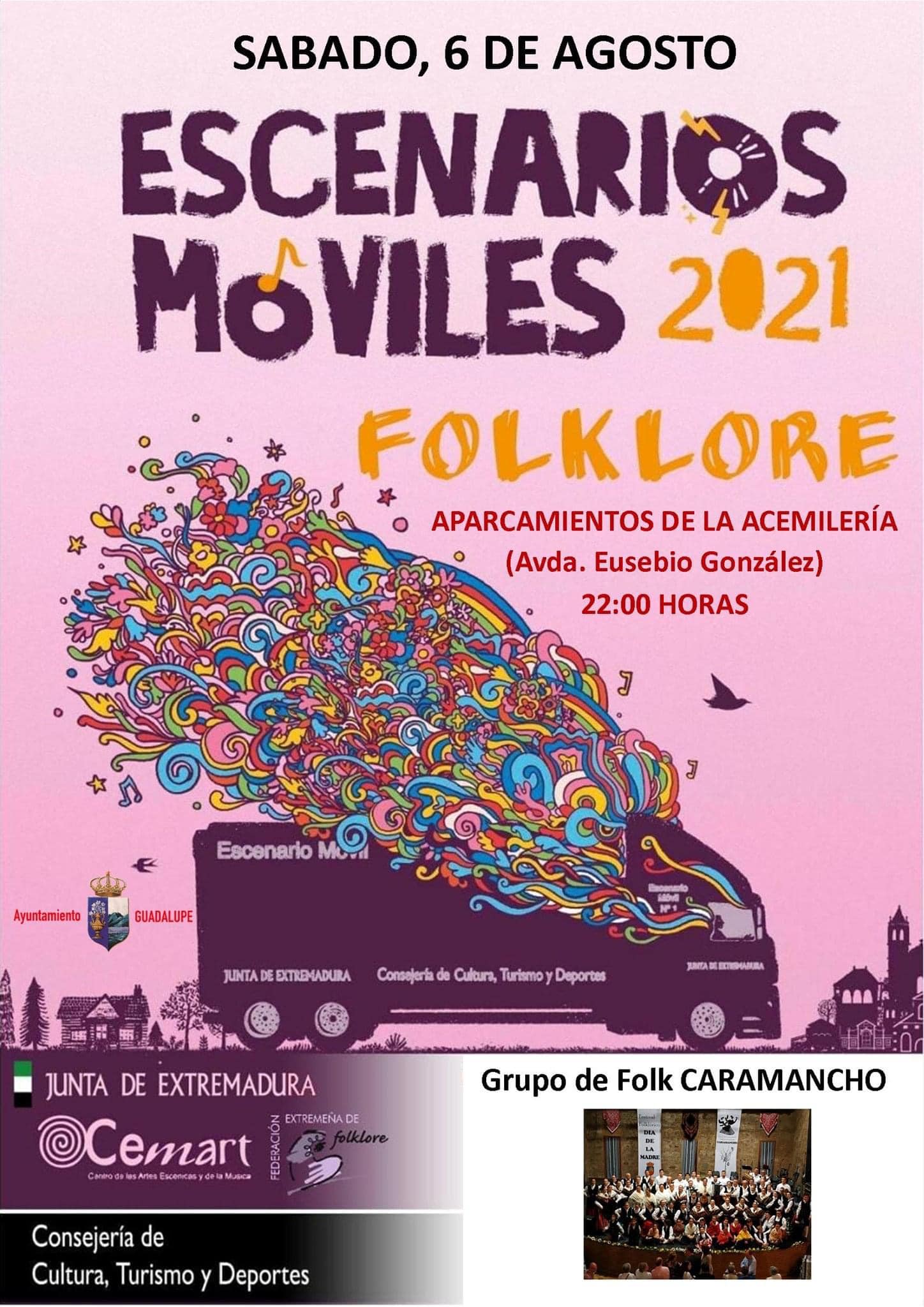 Grupo de Folk Caramancho (2021) - Guadalupe (Cáceres)