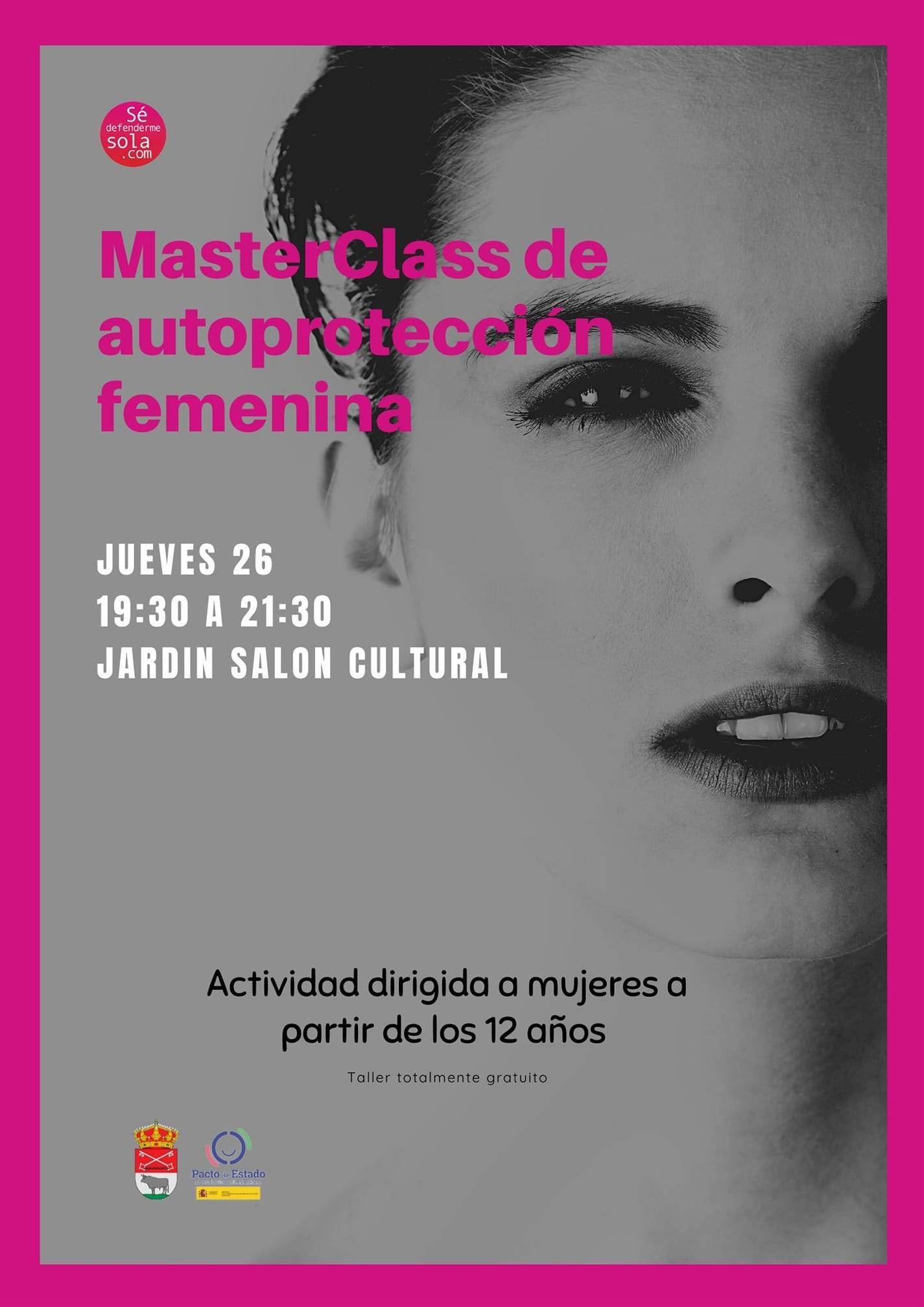 MasterClass de autoprotección femenina (2021) - Vianos (Albacete)