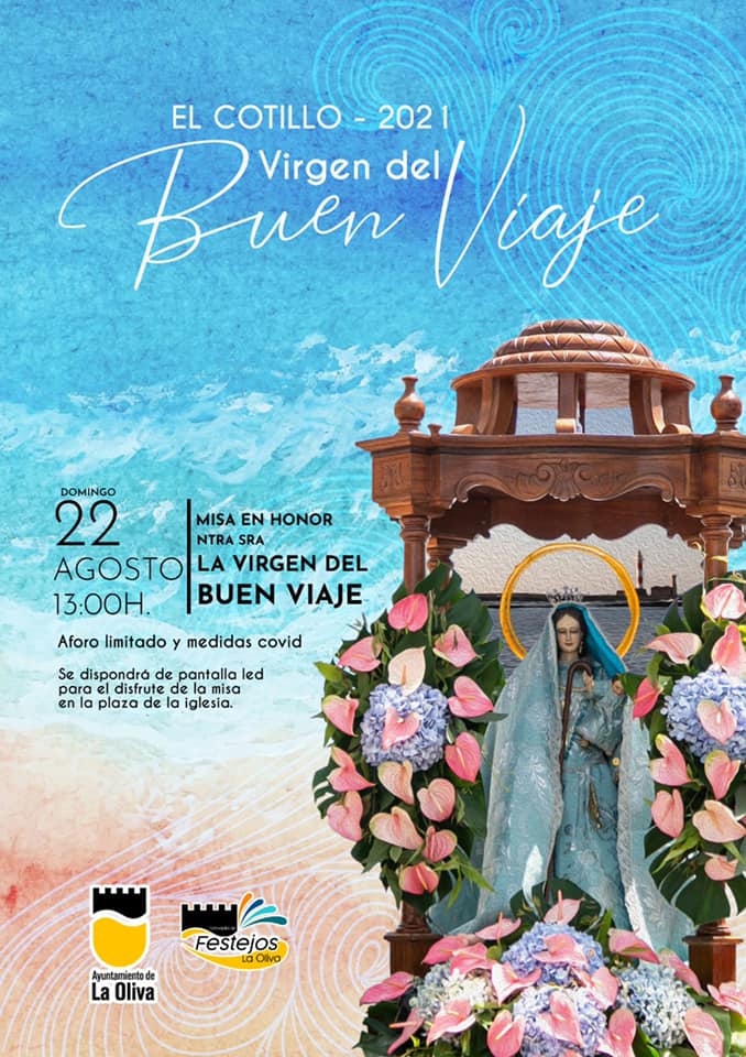 Misa en honor a la Virgen del Buen Viaje (agosto 2021) - La Oliva (Las Palmas)