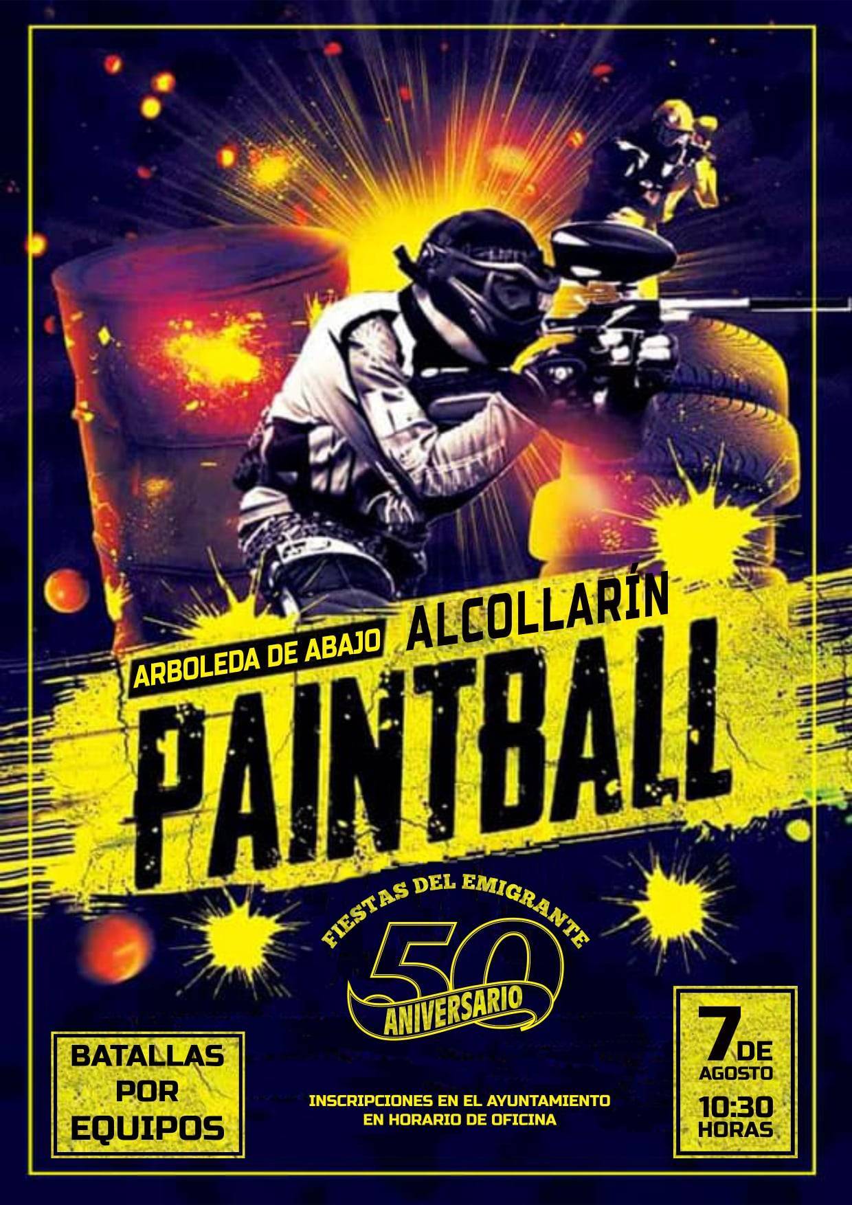 Paintball (agosto 2021) - Alcollarín (Cáceres)