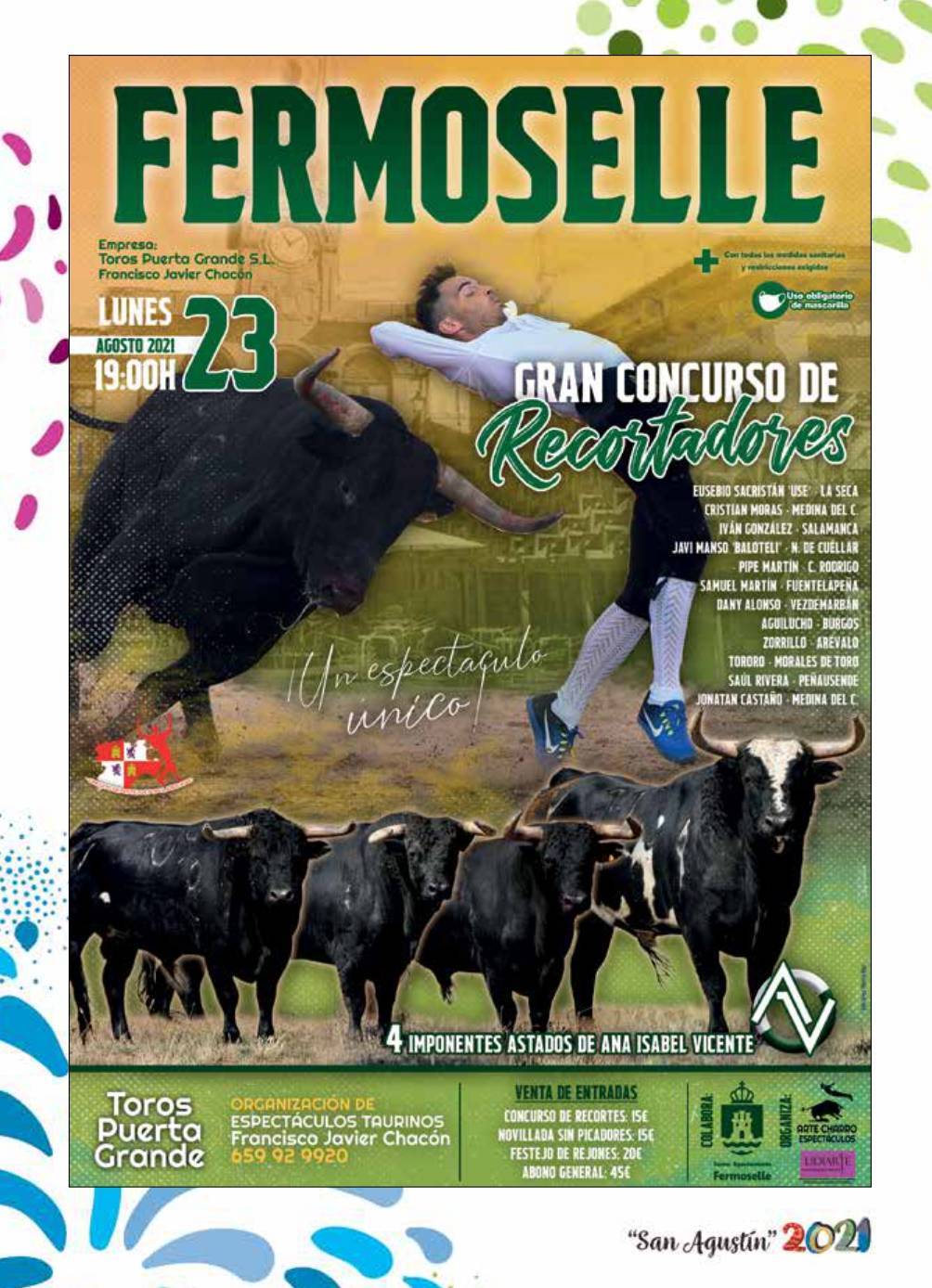 Programa de ferias y fiestas de San Agustín (2021) - Fermoselle (Zamora) 24