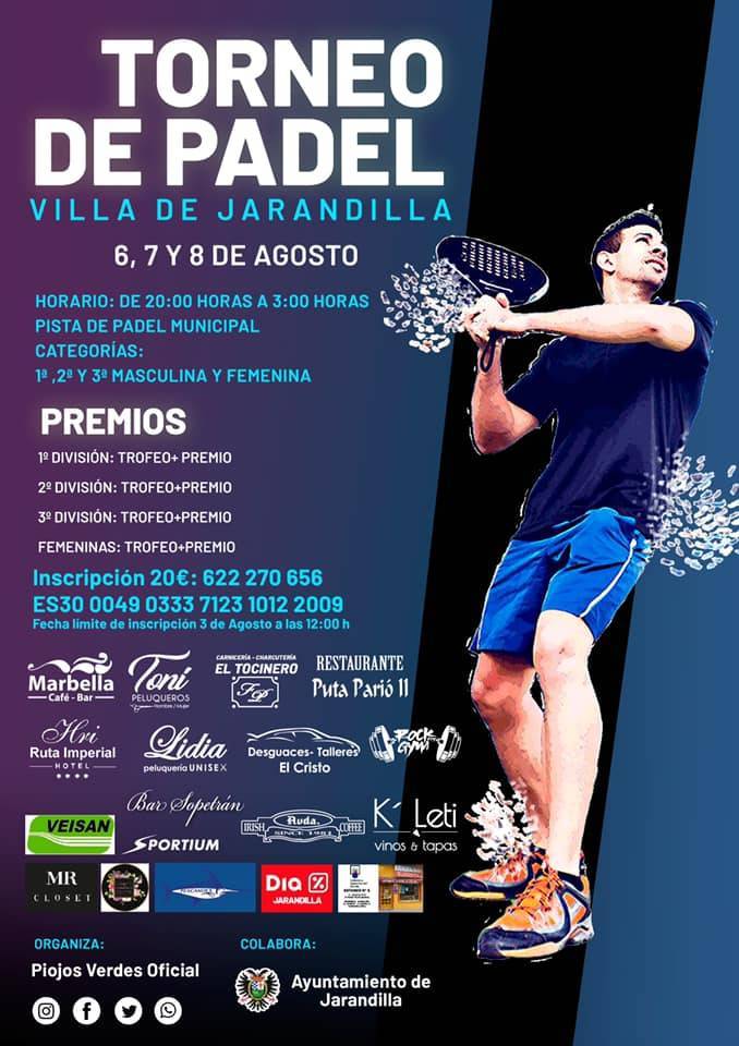 Torneo de pádel (2021) - Jarandilla de la Vera (Cáceres)
