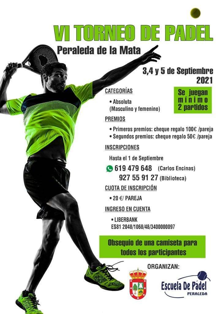 VI Torneo de Pádel - Peraleda de la Mata (Cáceres)