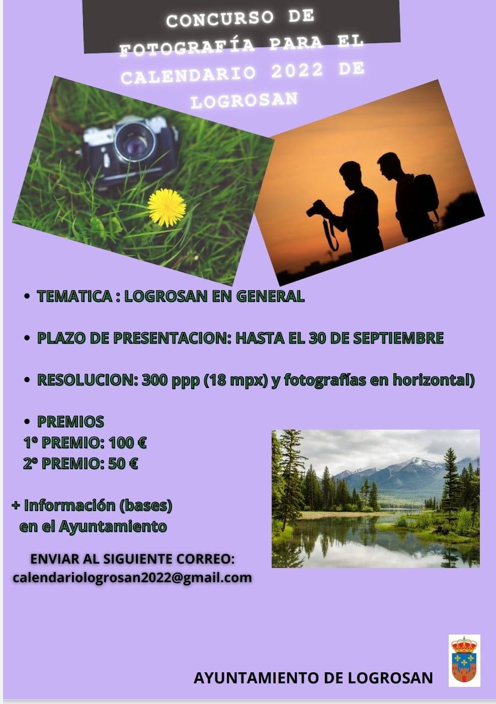 Concurso de fotografía para el calendario anual (2021) - Logrosán (Cáceres)