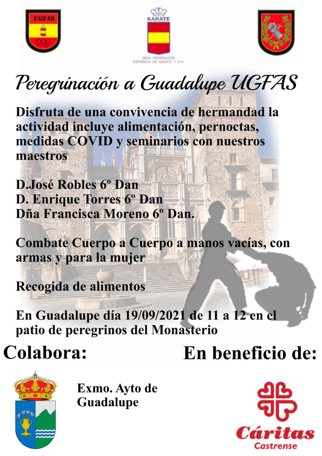 Exhibición de artes marciales y recogida solidaria de alimentos (2021) - Guadalupe (Cáceres) 2