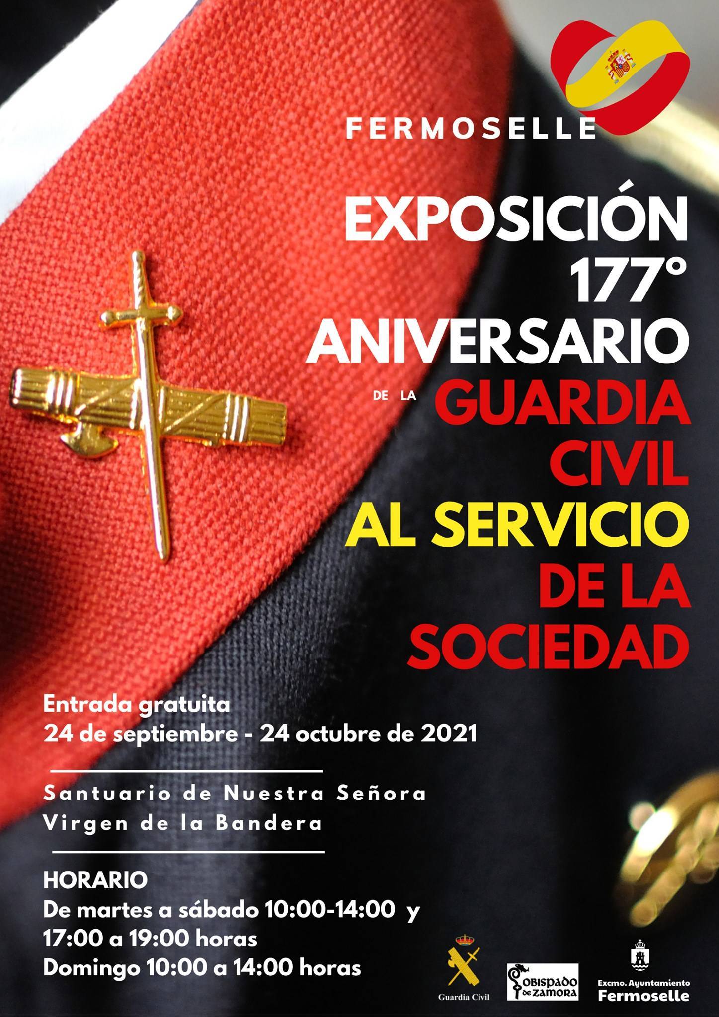 Exposición 177º aniversario de la Guardia Civil al servicio de la sociedad - Fermoselle (Zamora)