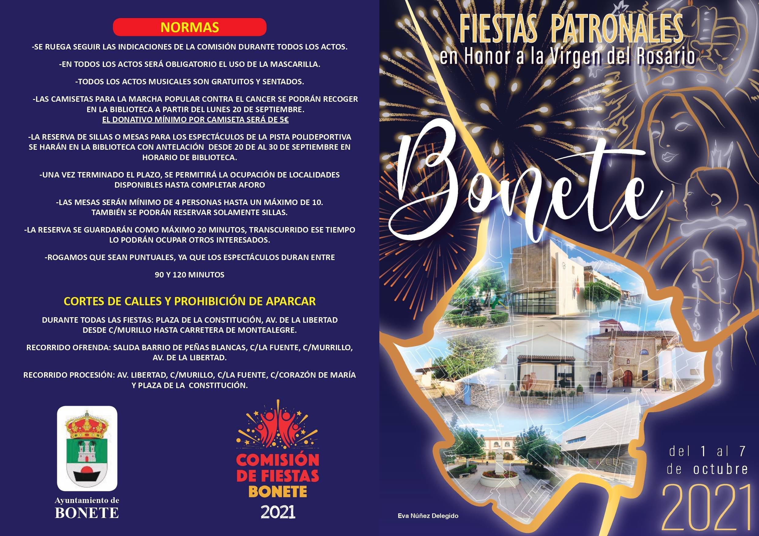 Fiestas patronales en honor a la Virgen del Rosario (2021) - Bonete (Albacete) 1