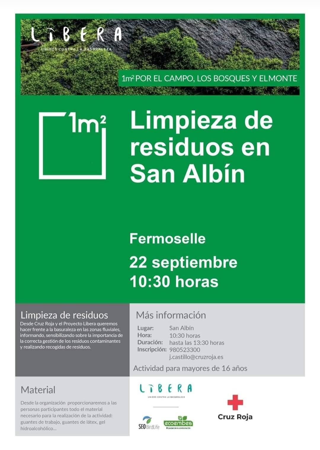 Limpieza de residuos en San Albín (septiembre 2021) - Fermoselle (Zamora)