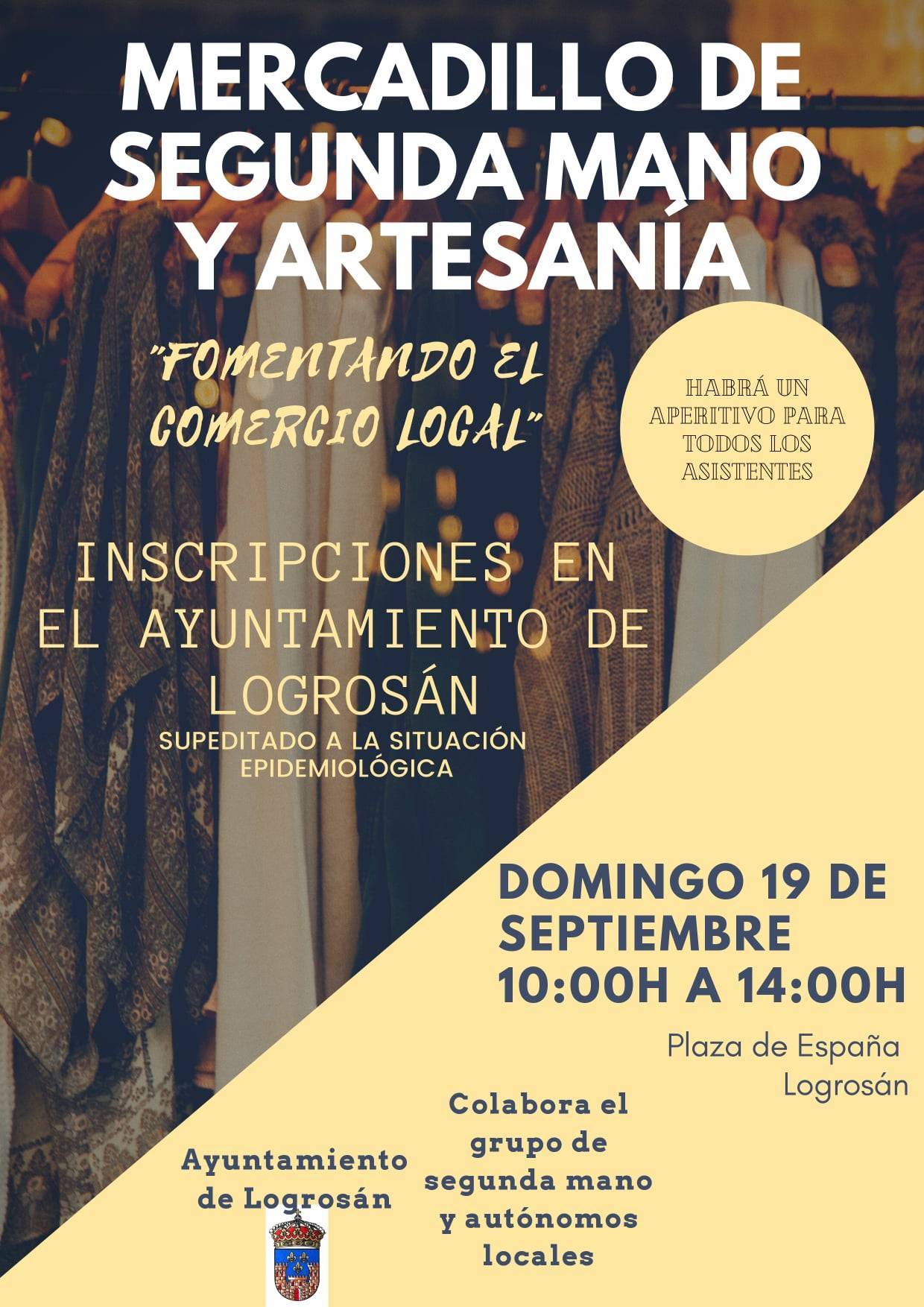 Mercadillo de segunda mano y artesanía (2021) - Logrosán (Cáceres)