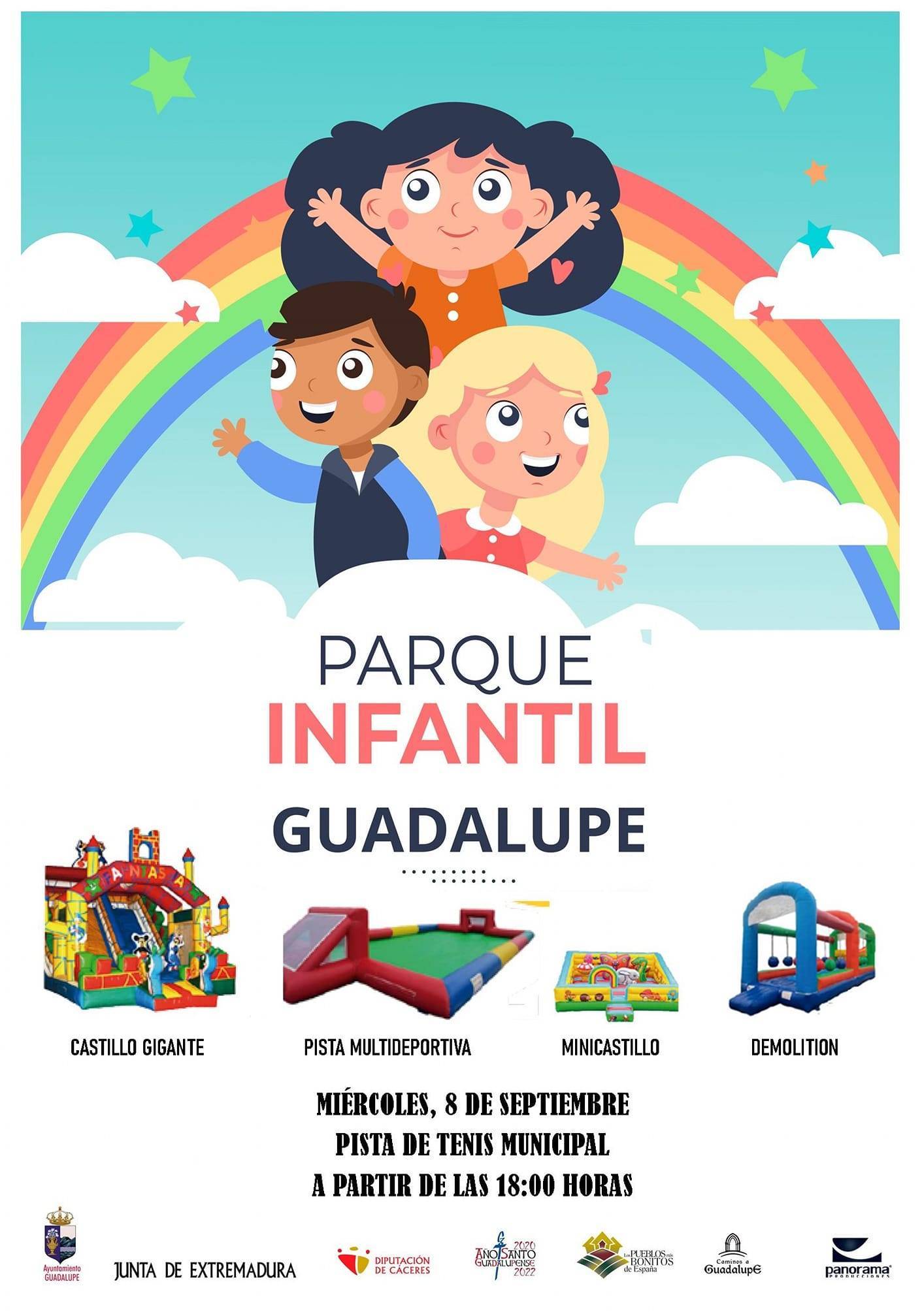Parque infantil (septiembre 2021) - Guadalupe (Cáceres)