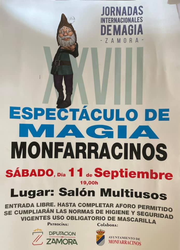 XXVIII espectáculo de magia - Monfarracinos (Zamora)