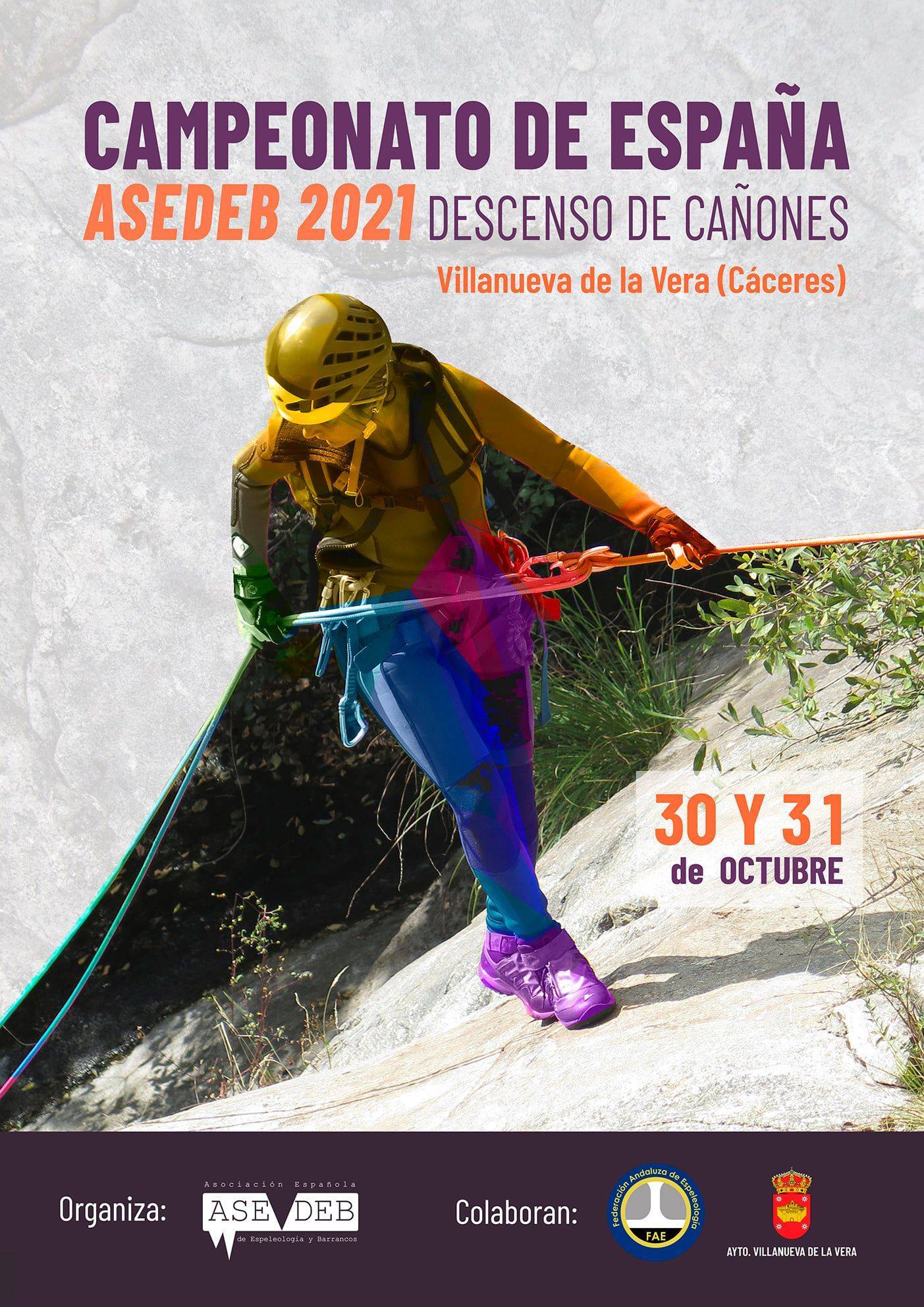 Campeonato de España de Descenso de Cañones (2021) - Villanueva de la Vera (Cáceres)