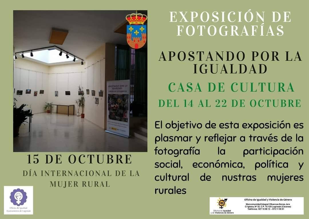 Exposición de fotografías 'Apostando por la igualdad' (2021) - Logrosán (Cáceres)