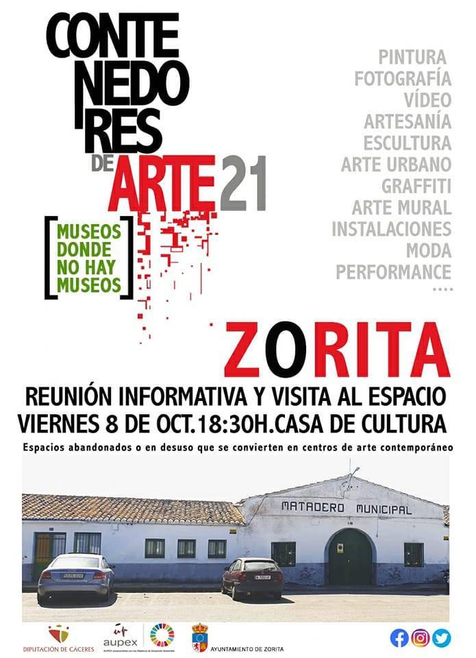 Reunión informativa de contenedores de arte (2021) - Zorita (Cáceres)