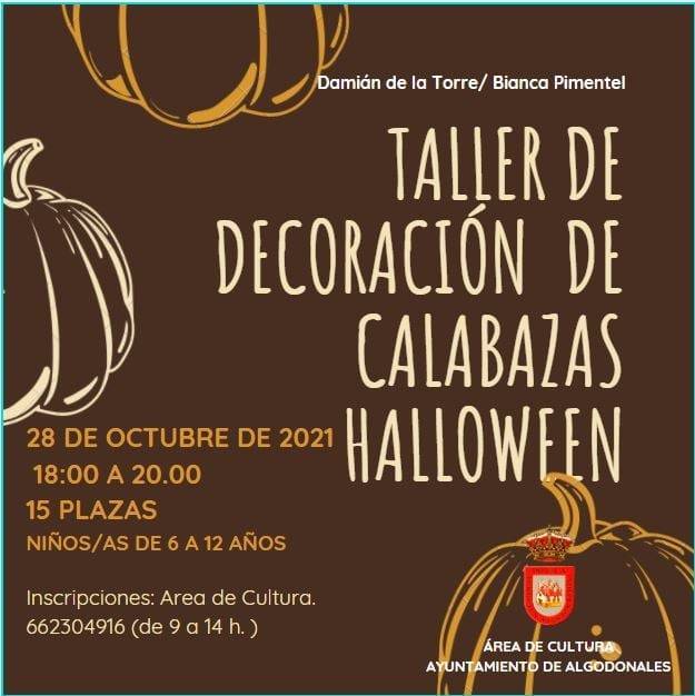 Taller de decoración de calabazas de Halloween (2021) - Algodonales (Cádiz)