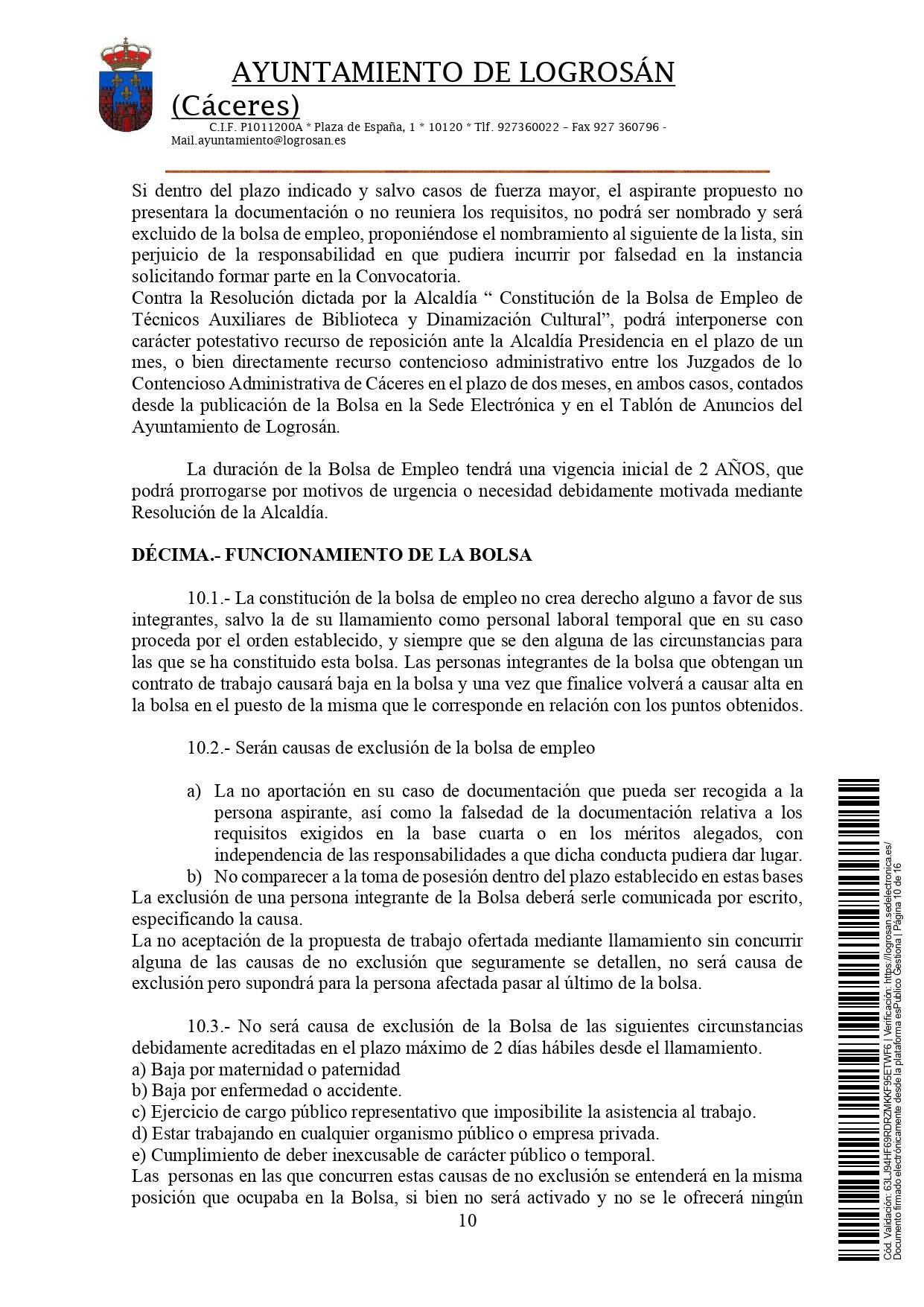 Técnicos-as auxiliar de biblioteca y dinamizador-a cultural (2021) - Logrosán (Cáceres) 10