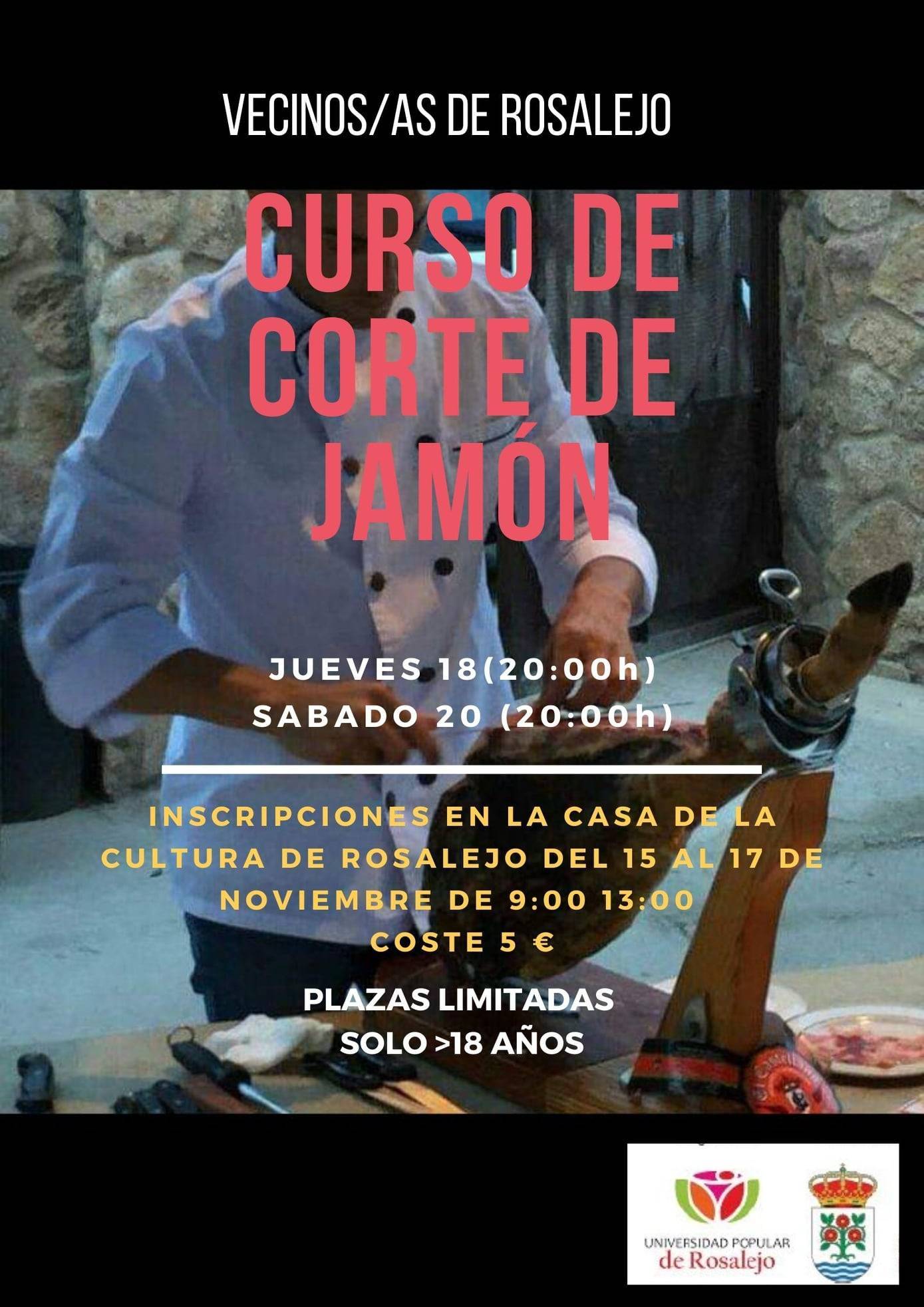 Curso de corte de jamón (2021) - Rosalejo (Cáceres)