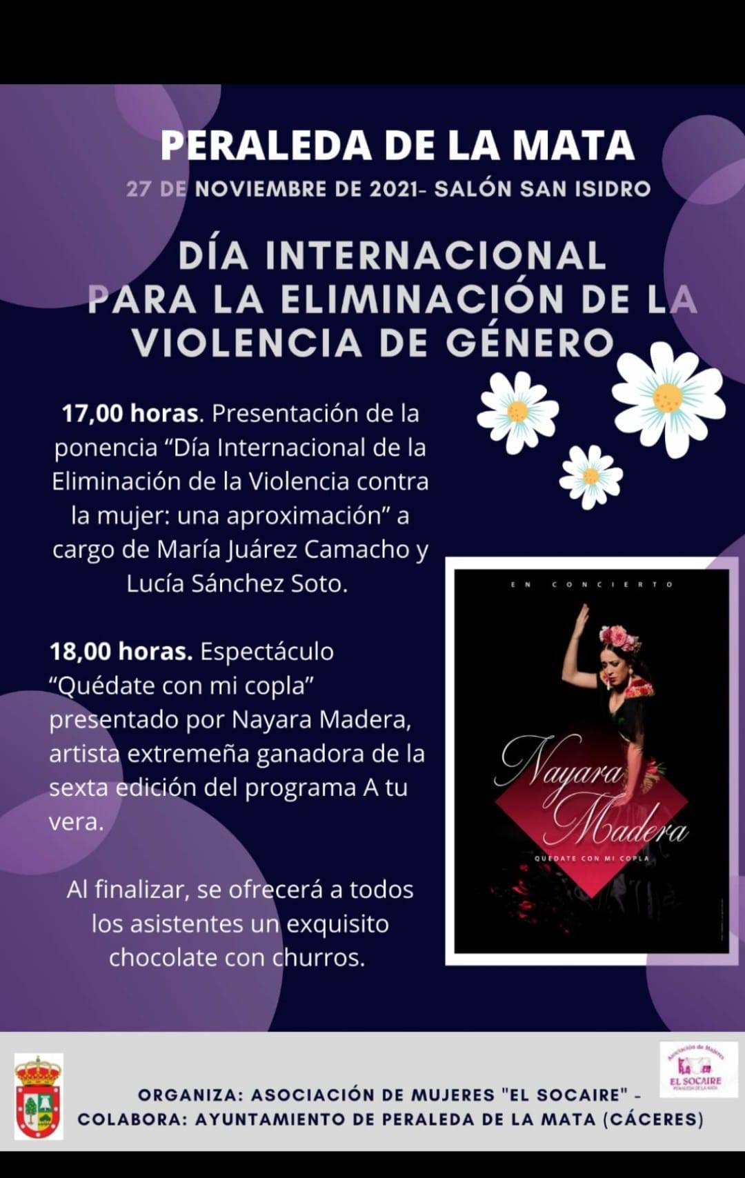 Día Internacional para la Eliminación de la Violencia de Género (2021) - Peraleda de la Mata (Cáceres)