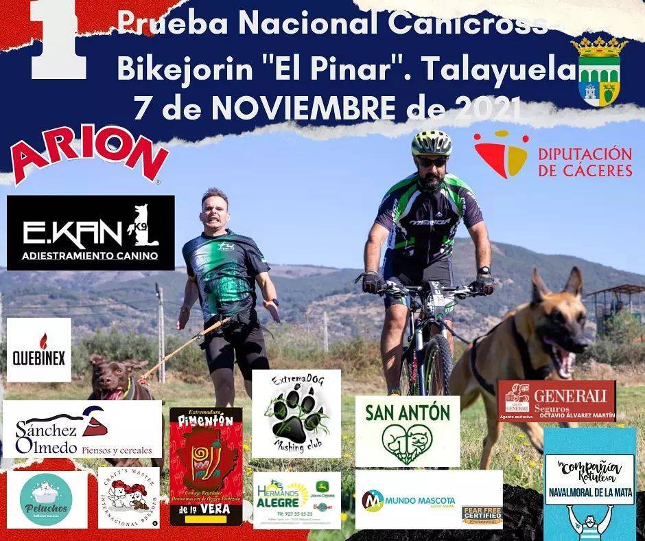 I Prueba Nacional Canicross Bikejorin 'El Pinar' - Talayuela (Cáceres)